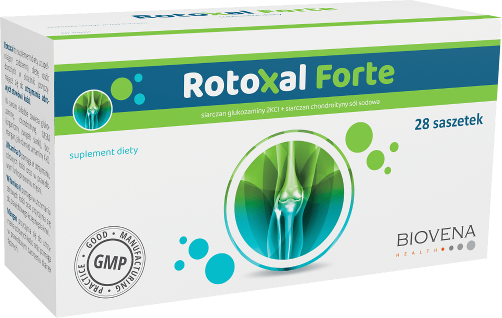 RotoXal Forte 28 saszetek — opakowanie suplementu diety
